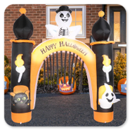 halloweensky nafukovaci obluk